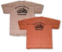 "Retro-Rider Motorcycle Pigment Dyed T-Shirt"