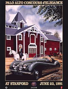 "1991 Palo Alto Concours d&#39;Elegance Poster"