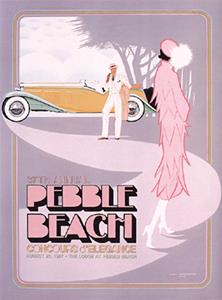 "1987 Pebble Beach Concours d&#39;Elegance Poster"