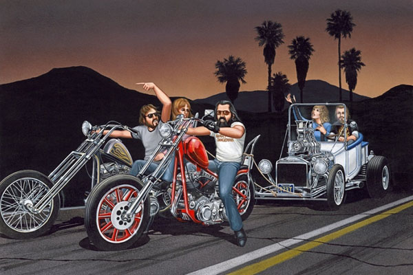 David Mann Collection 50 Masterpieces Motorcycle Art From Easyriders No 2  Artist for sale online